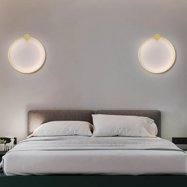 ΦΩΤΙΣΤΙΚΟ ΤΟΙΧΟΥ LED APP1384-CW ΧΡΥΣΟ 30εκ