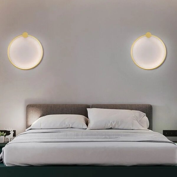 ΦΩΤΙΣΤΙΚΟ ΤΟΙΧΟΥ LED APP1384-CW ΧΡΥΣΟ 30εκ