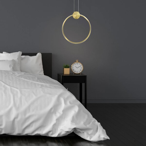 ΦΩΤΙΣΤΙΚΟ ΟΡΟΦΗΣ LED APP1393-CP ΧΡΥΣΟ 30εκ