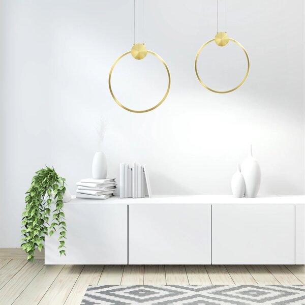 ΦΩΤΙΣΤΙΚΟ ΟΡΟΦΗΣ LED APP1393-CP ΧΡΥΣΟ 30εκ