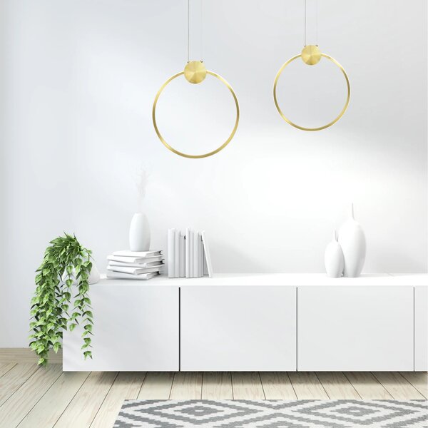 ΦΩΤΙΣΤΙΚΟ ΟΡΟΦΗΣ LED APP1393-CP ΧΡΥΣΟ 30εκ