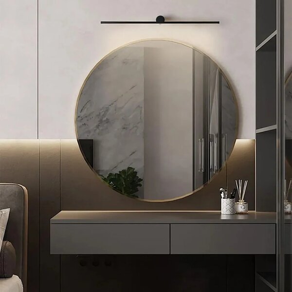 ΦΩΤΙΣΤΙΚΟ ΤΟΙΧΟΥ ΜΠΑΝΙΟΥ LED 60CM APP1342-W Μαύρο
