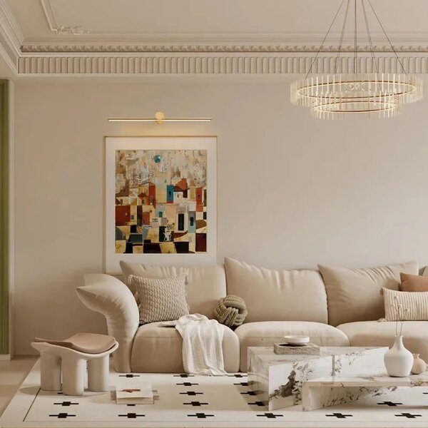 ΦΩΤΙΣΤΙΚΟ ΤΟΙΧΟΥ ΜΠΑΝΙΟΥ LED 40CM APP1344-W ΧΡΥΣΟ