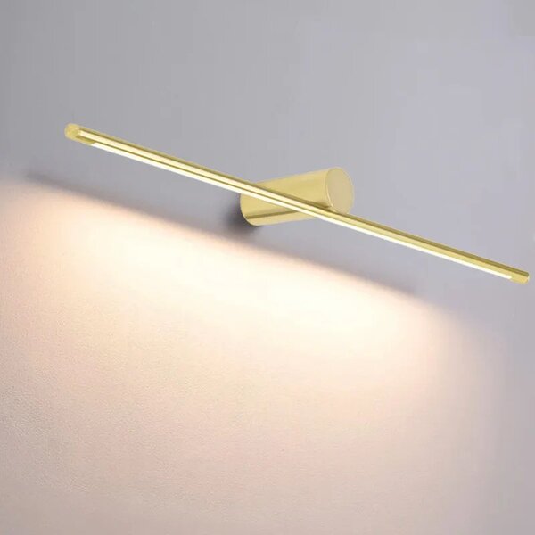 ΦΩΤΙΣΤΙΚΟ ΤΟΙΧΟΥ ΜΠΑΝΙΟΥ LED 60CM APP1345-W ΧΡΥΣΟ