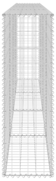 VidaXL Συρματοκιβώτιο Τοίχος 300x30x100 εκ. Γαλβαν.Χάλυβας + Καλύμματα