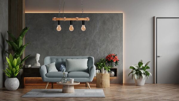 ΚΡΕΜΑΣΤΟ ΦΩΤΙΣΤΙΚΟ ΟΡΟΦΗΣ BOHO LINE APP1319-3CP