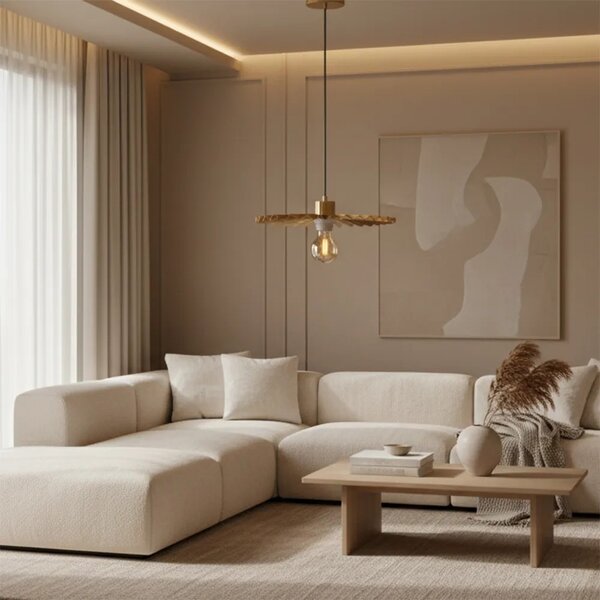 ΚΡΕΜΑΣΤΟ ΦΩΤΙΣΤΙΚΟ ΟΡΟΦΗΣ APP1354 Old Gold 30 cm