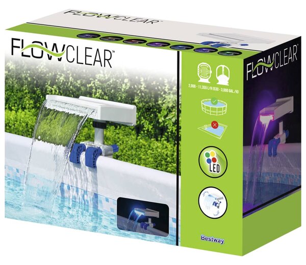 Bestway Καταρράκτης Πισίνας με LED Flowclear Soothing