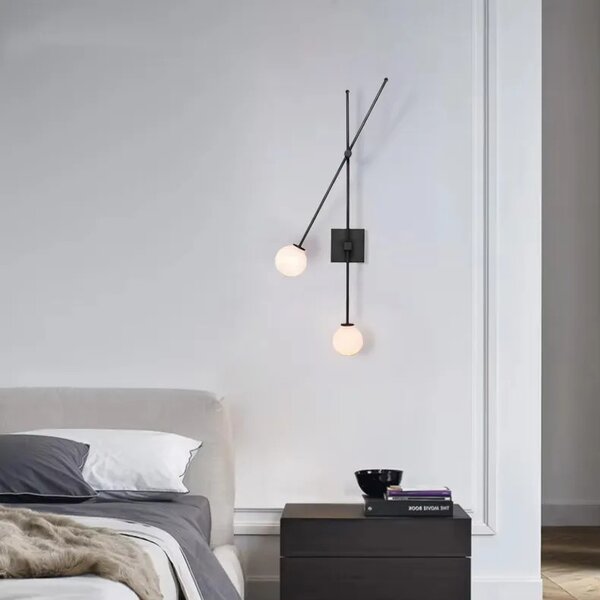 Φωτιστικό τοίχου APP1595-2W black