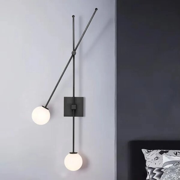 Φωτιστικό τοίχου APP1595-2W black