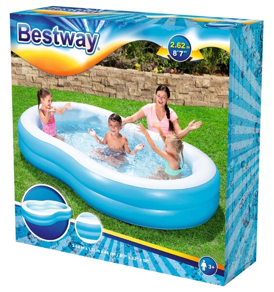 Bestway Πισίνα Big Lagoon 262 x 157 x 46 εκ