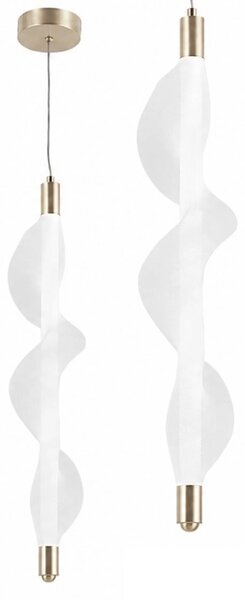 Λάμπα LED G008-1CP WHITE/GOLD