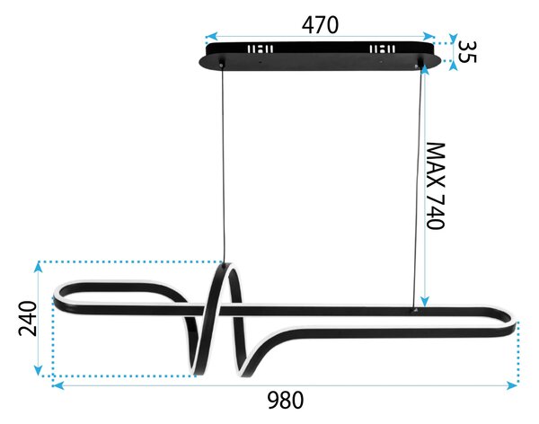 Λάμπα LED G039-CP Gold
