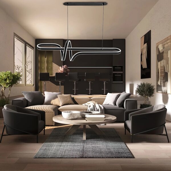 Λάμπα LED G038-CP Black