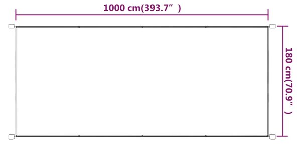 VidaXL Τέντα Κάθετη Μπλε 180 x 1000 εκ. από Ύφασμα Oxford