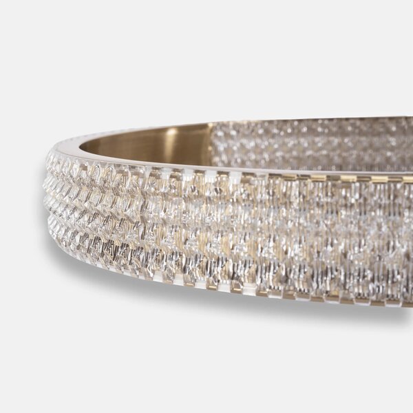 Μοντέρνο φωτιστικό οροφής LED G004-C Brush Gold