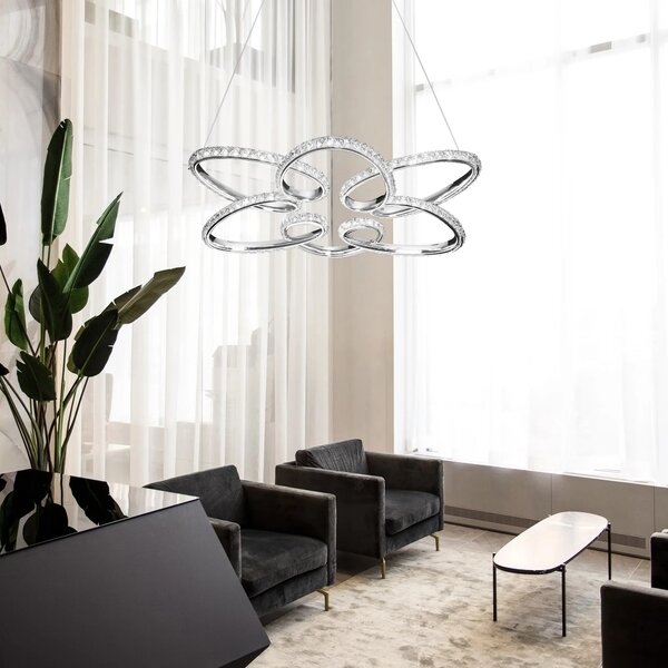 Λάμπα LED G002-CP CHROME