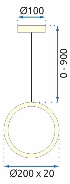Φωτιστικό οροφής LED G112-CP Gold