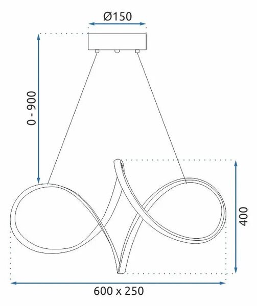 Φωτιστικό οροφής LED G081-1CP GOLD
