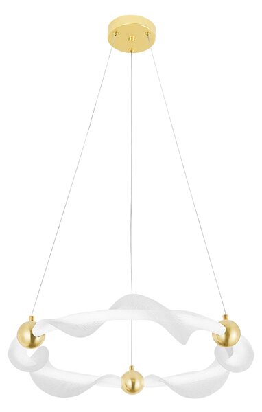 Λάμπα LED G010-CP WHITE/GOLD