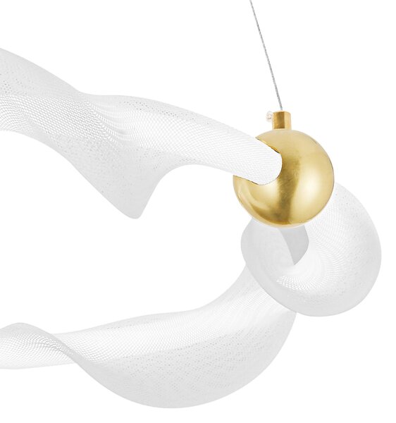 Λάμπα LED G010-CP WHITE/GOLD