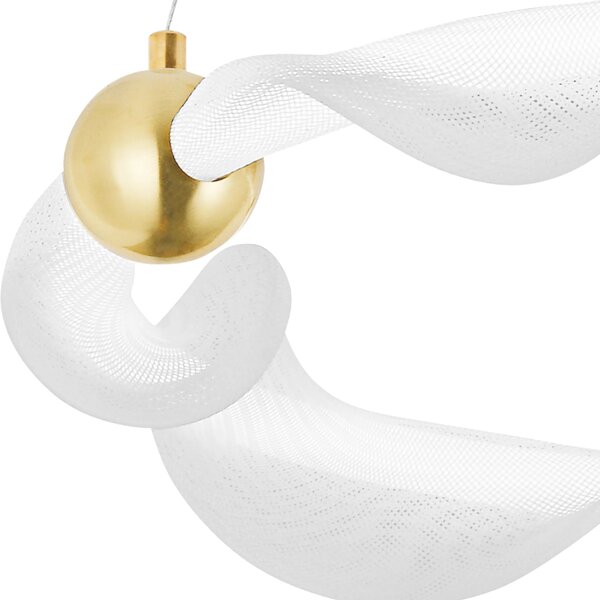 Λάμπα LED G010-CP WHITE/GOLD