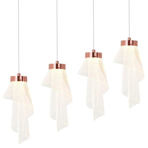 APP1765-1CP φωτιστικό οροφής καθρέφτη, Rose Gold