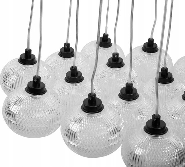 Κρεμαστό φωτιστικό MS024-13CP Black