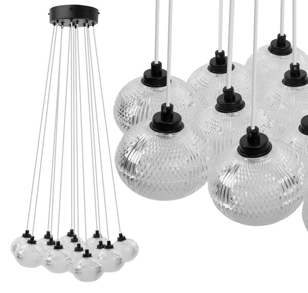 Κρεμαστό φωτιστικό MS024-13CP Black