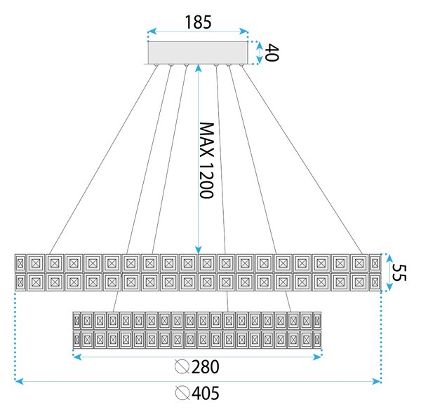 Λάμπα LED MS006-CP CHROME