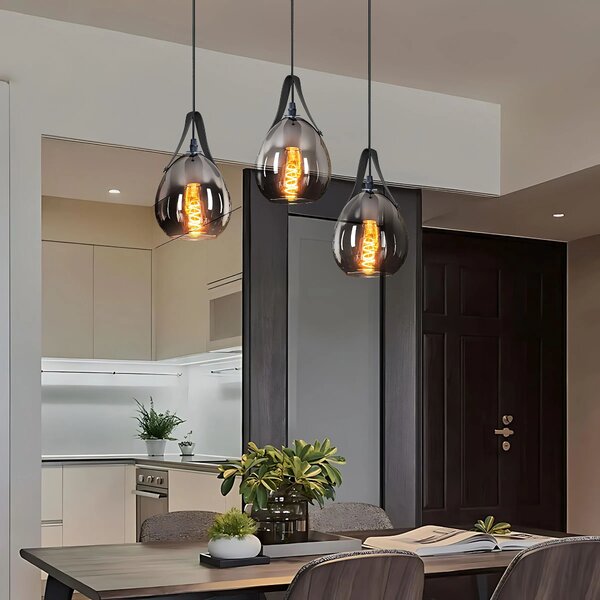 APP1774-1CP BLACK GREY Κρεμαστό φωτιστικό