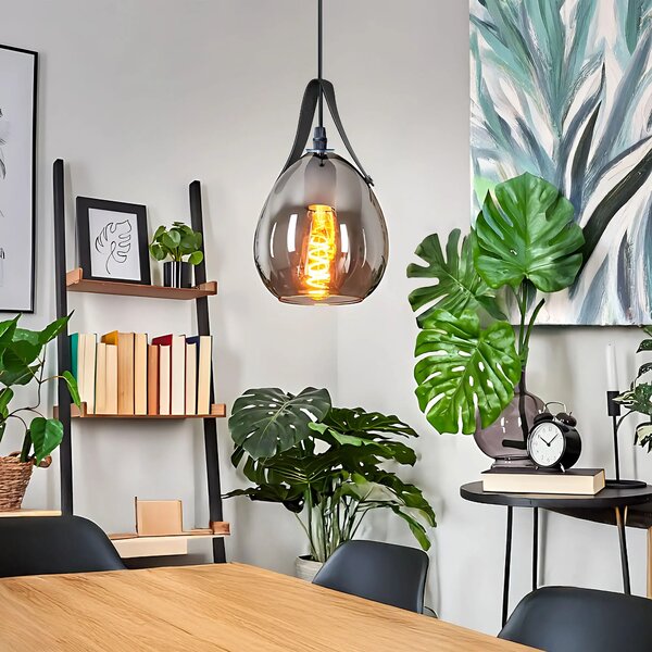 APP1774-1CP BLACK GREY Κρεμαστό φωτιστικό