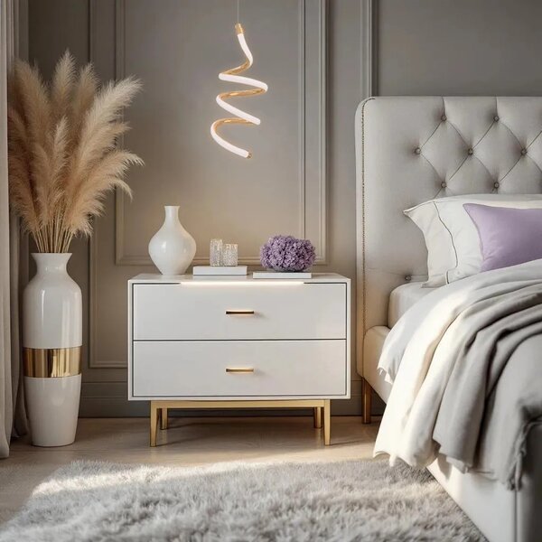 Κρεμαστό φωτιστικό οροφής LED LHJ096-1CP light rose gold