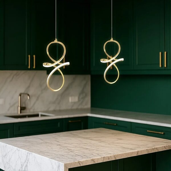 Φωτιστικό οροφής LED LHJ091-1CP GOLD