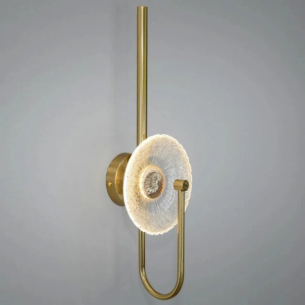 ΦΩΤΙΣΤΙΚΟ ΤΟΙΧΟΥ LED LHJ072-W BRUSH GOLD