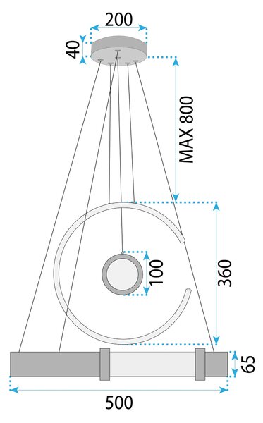Λάμπα LED LHJ060-CP GOLD