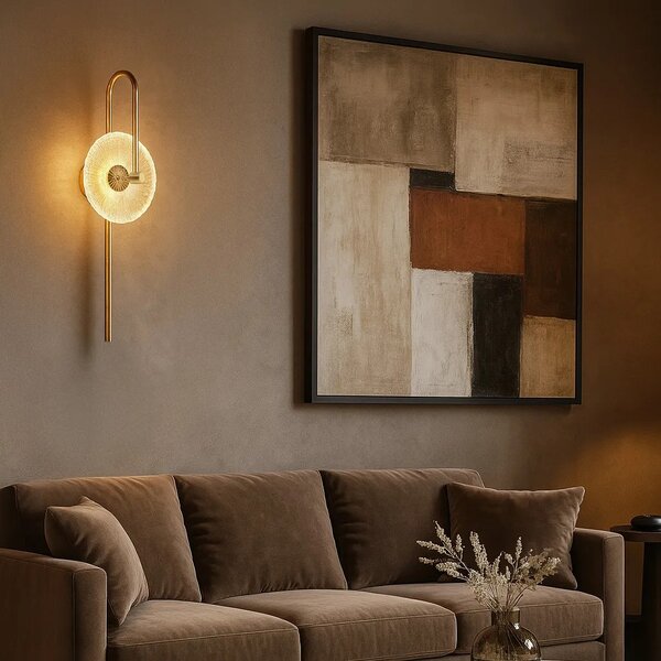 ΦΩΤΙΣΤΙΚΟ ΤΟΙΧΟΥ LED LHJ072-W BRUSH GOLD