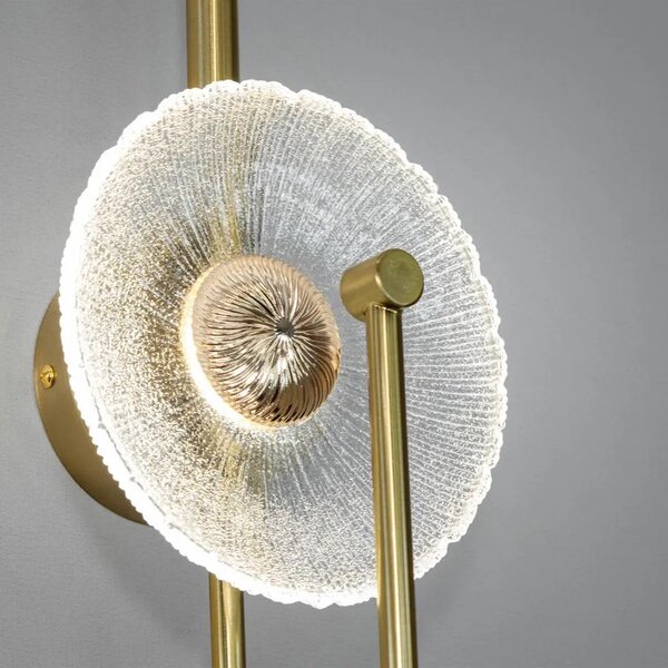 ΦΩΤΙΣΤΙΚΟ ΤΟΙΧΟΥ LED LHJ072-W BRUSH GOLD