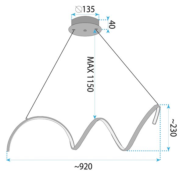 Λάμπα LED LHJ025-CP CHROME