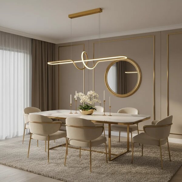 Λάμπα LED LHJ038-CP BRUSH GOLD