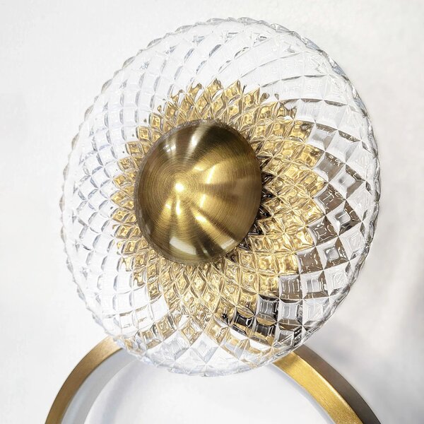 ΦΩΤΙΣΤΙΚΟ ΤΟΙΧΟΥ LED LHJ071-W Brush Gold