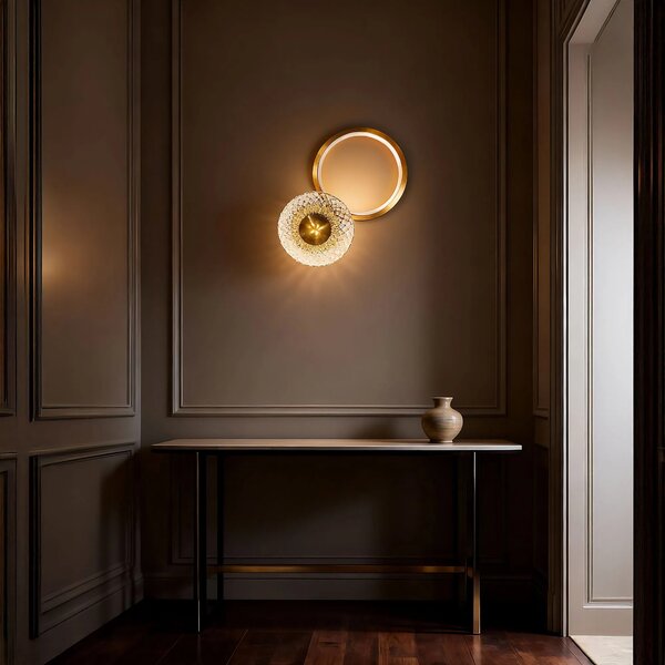 ΦΩΤΙΣΤΙΚΟ ΤΟΙΧΟΥ LED LHJ071-W Brush Gold