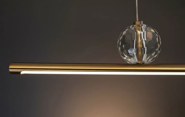 Λάμπα LED APP1778-CP Brush Gold