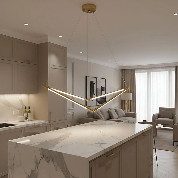 Λάμπα LED APP1776-CP Brush Gold