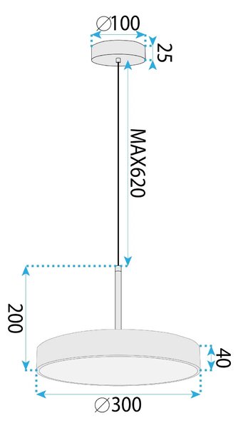Λάμπα LED APP1687-1CP 30CM BRUSH GOLD