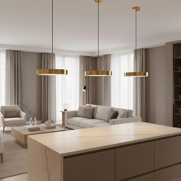 Λάμπα LED APP1687-1CP 30CM BRUSH GOLD