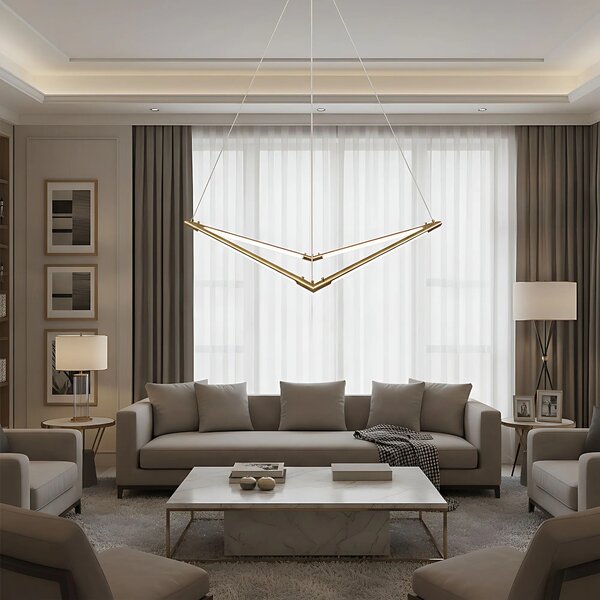 Λάμπα LED APP1776-CP Brush Gold