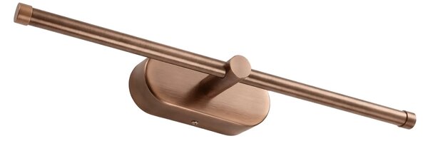 Επιτοίχο φωτιστικό μπάνιου LED APP1895-1W 40 cm BRUSH COPPER