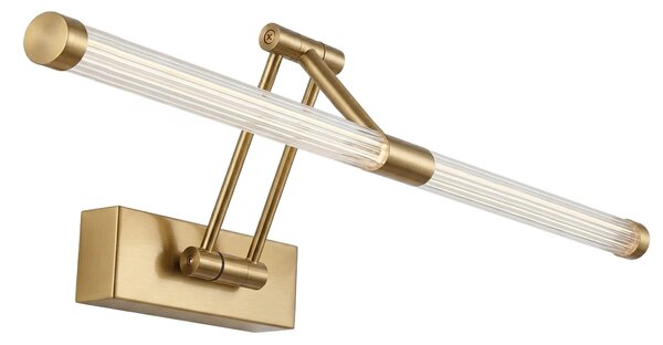 Επιτοίχο φωτιστικό μπάνιου LED APP1900-1W 60cm BRUSH GOLD