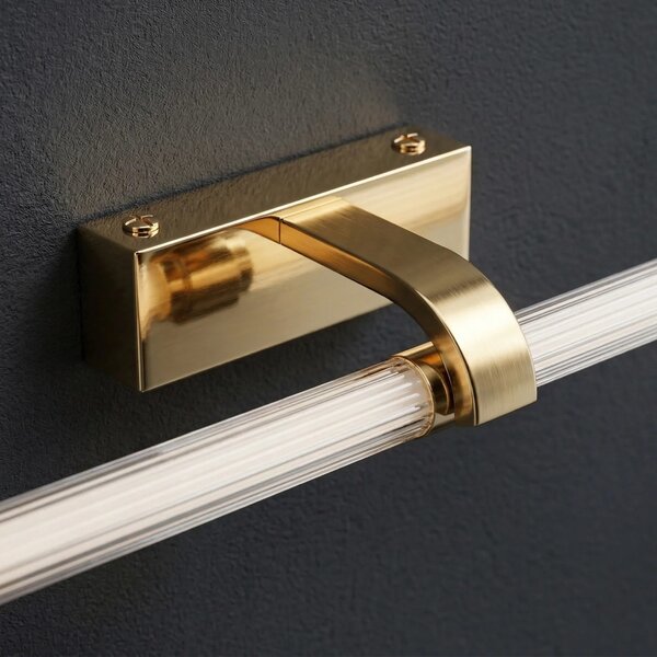 Επιτοίχο φωτιστικό μπάνιου LED APP1883-1W 40cm GOLD